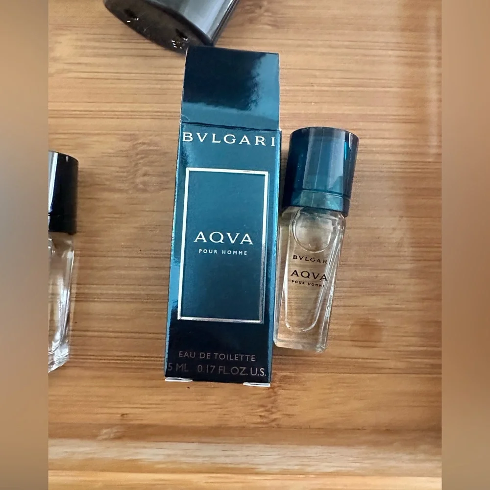 BVLGARI Man in black Eau de Parfum. Travel size BUNDLE of 10. NIB - Picture 3 of 5